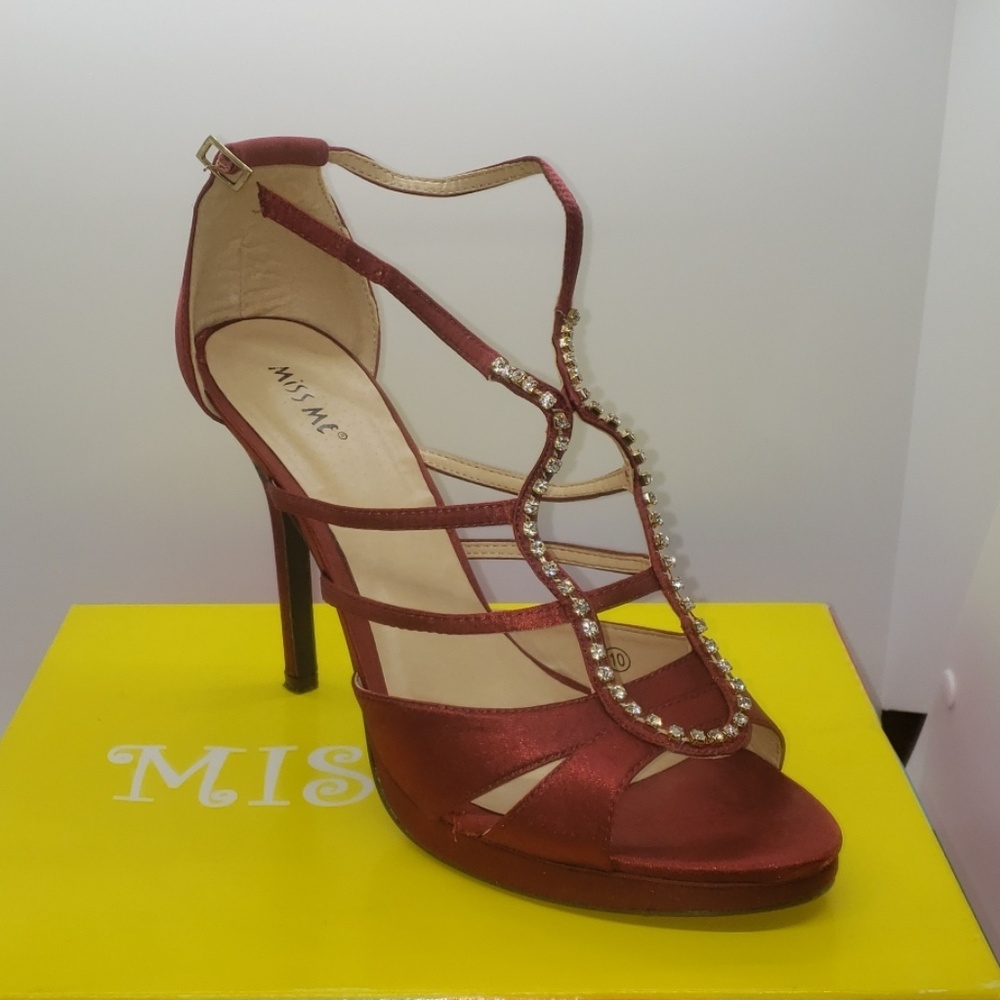 Red Satin Heel